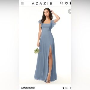 Azazie Dusty Blue Bridesmaid Dress